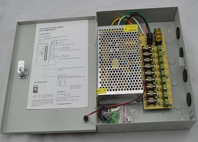 5 AMP CCTV Switching Power Supply Box with Enclosure